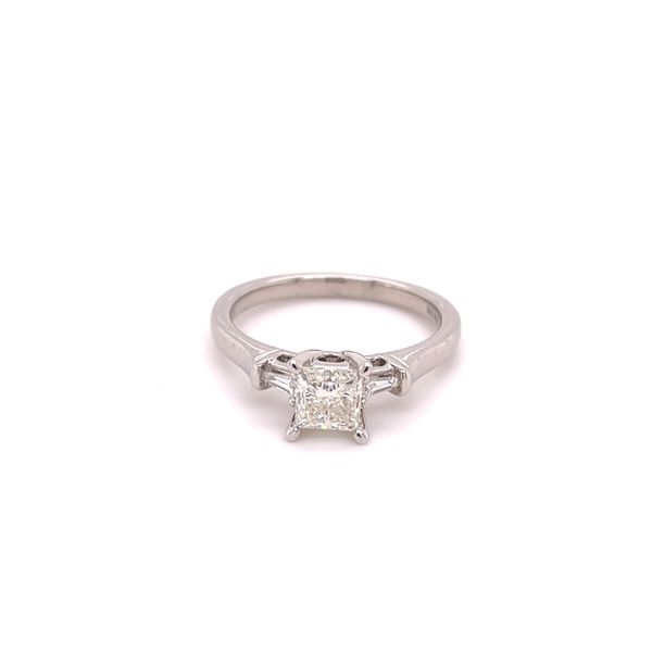 14K .75 Carat Princess Cut Engagement Ring Kiefer Jewelers Lutz, FL