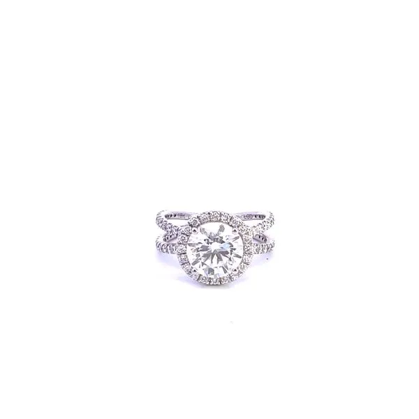 14K Lab Grown Dia Halo Engagement Ring Kiefer Jewelers Lutz, FL
