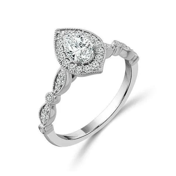 14K Pear Shape Engagement Ring Kiefer Jewelers Lutz, FL