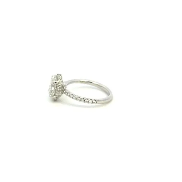 14K Lab Grown Oval Cut Diamond Engagement Ring Image 4 Kiefer Jewelers Lutz, FL
