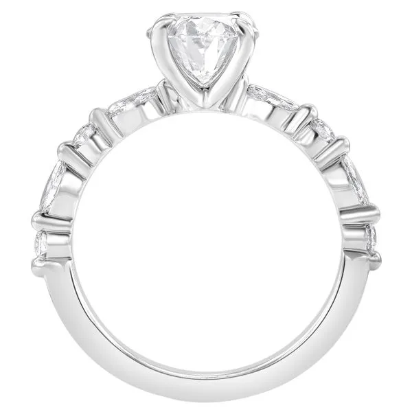14K Lab Grown Oval Center Diamond Engagement Ring Image 3 Kiefer Jewelers Lutz, FL