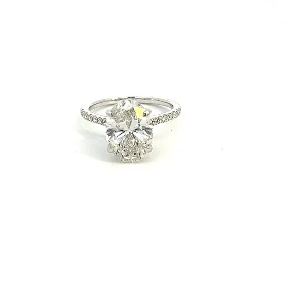 14K Lab Grown Diamond Oval Engagement Ring Kiefer Jewelers Lutz, FL
