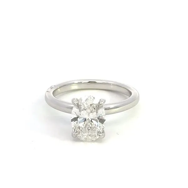 14K Lab Grown Diamond Oval Engagement Ring Kiefer Jewelers Lutz, FL