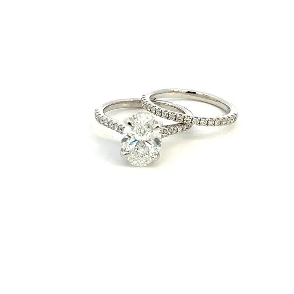 14K Lab Grown Diamond Oval Engagement Ring Kiefer Jewelers Lutz, FL