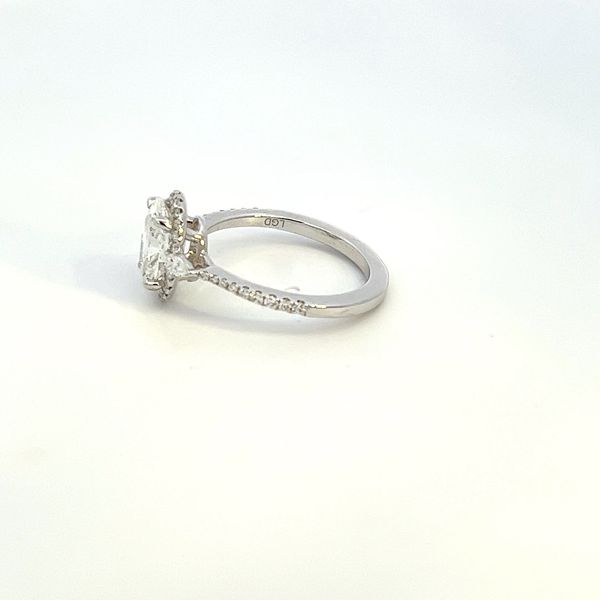 14K Lab Grown Oval Center Diamond Engagement Ring Kiefer Jewelers