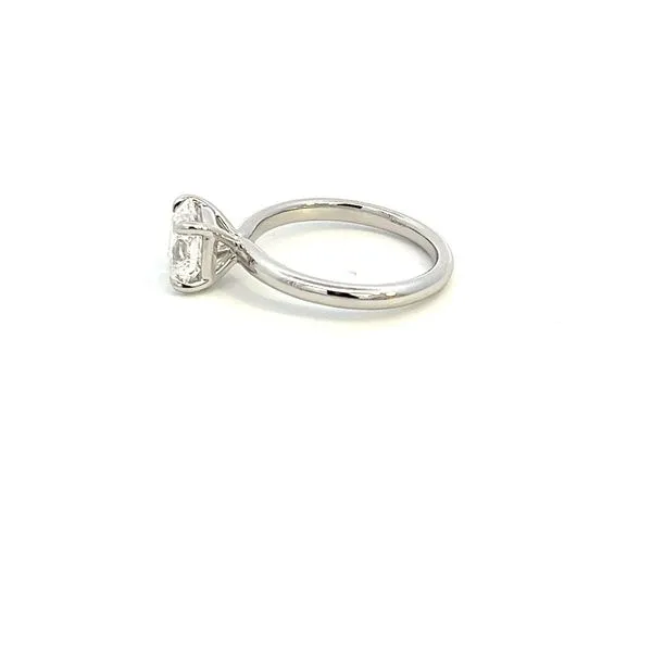 14K Lab Grown Diamond Square Cushion Center Engagement Ring Image 3 Kiefer Jewelers Lutz, FL
