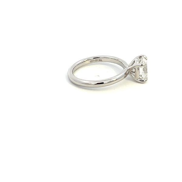 14K Lab Grown Diamond Square Cushion Center Engagement Ring Image 4 Kiefer Jewelers Lutz, FL
