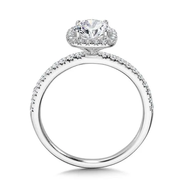 14K Lab Grown Round Center Diamond Engagement Ring Image 2 Kiefer Jewelers Lutz, FL