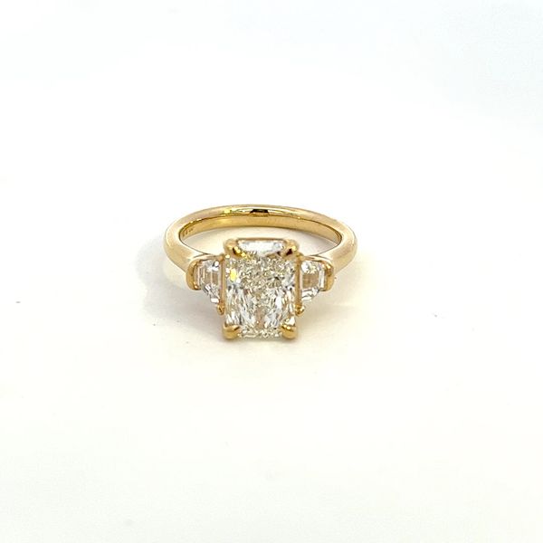 14K Lab Grown Diamond Radiant Center Engagement Ring Kiefer Jewelers Lutz, FL