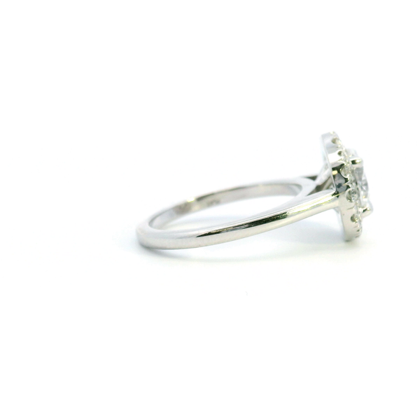Platinum 1.85CTW Diamond Halo Engagement Ring Image 3 Kiefer Jewelers Lutz, FL
