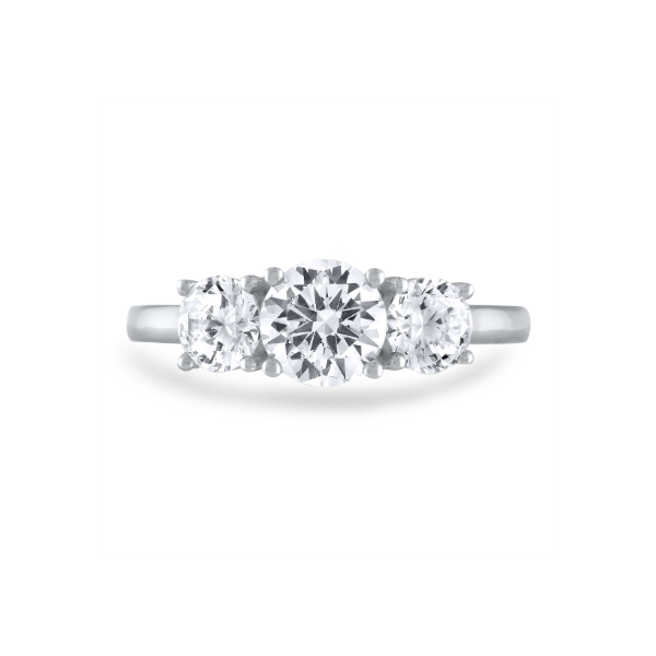 14KW 2CTW Diamond Three Stone Ring Kiefer Jewelers Lutz, FL