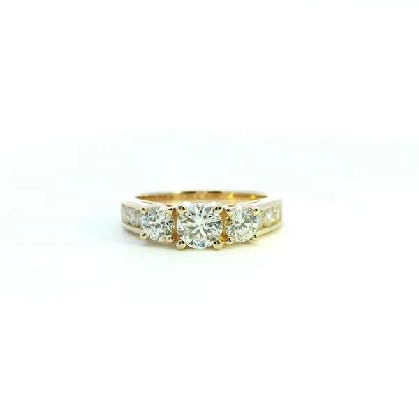 14KY 1.5CTW Three Stone Diamond Ring Kiefer Jewelers Lutz, FL