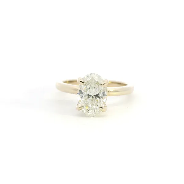 14KY 2CT Oval Diamond Solitaire Engagement Ring Kiefer Jewelers Lutz, FL