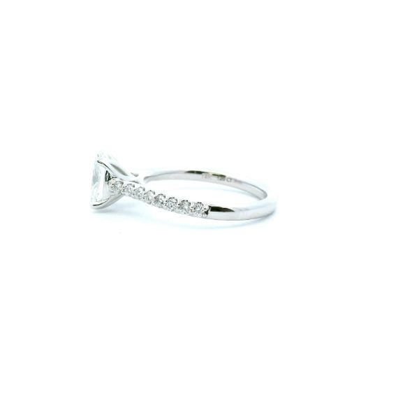14KW 1.20CT Diamond Engagement Ring Image 4 Kiefer Jewelers Lutz, FL
