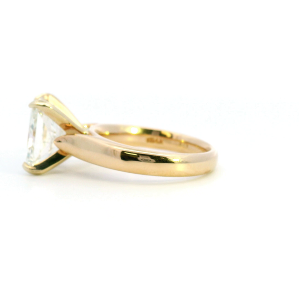 14KY 4.03CT Diamond Engagement Ring Image 4 Kiefer Jewelers Lutz, FL