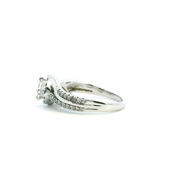14KW Diamond Engagement Ring Image 4 Kiefer Jewelers Lutz, FL