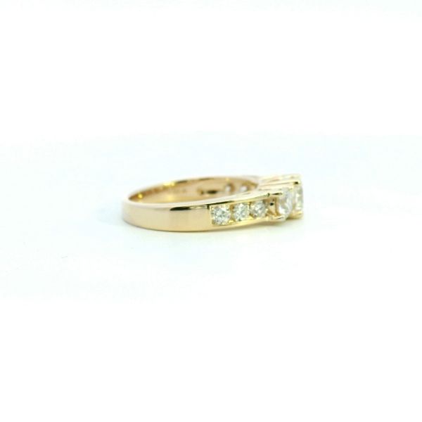14KY 1.50ctw 3-Stone Diamond Ring Image 3 Kiefer Jewelers Lutz, FL