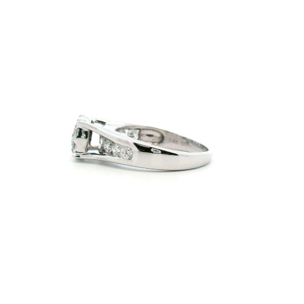 14KW Diamond Engagement Ring Image 4 Kiefer Jewelers Lutz, FL