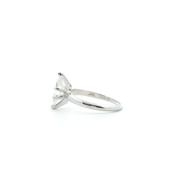 14KW 1.24CT Marquise Diamond Solitaire Engagement Ring Image 4 Kiefer Jewelers Lutz, FL