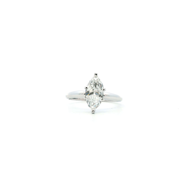 14KW 1.24CT Marquise Diamond Solitaire Engagement Ring Kiefer Jewelers Lutz, FL