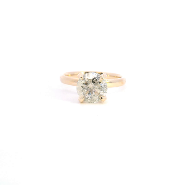 14KY  2.12CT Round Diamond Solitaire Engagement Ring Kiefer Jewelers Lutz, FL
