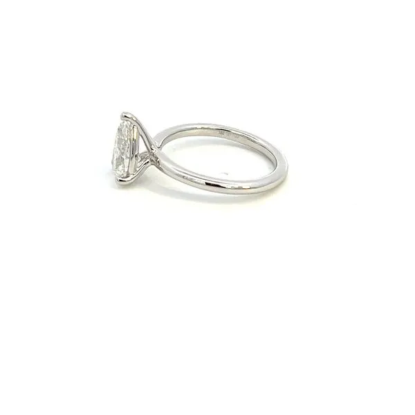 14K Lab Grown Diamond Pear Shape Engagement Ring Image 4 Kiefer Jewelers Lutz, FL