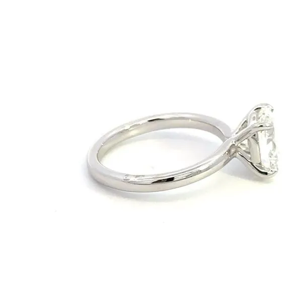 14K Lab Grown Diamond Oval Engagement Ring Image 3 Kiefer Jewelers Lutz, FL