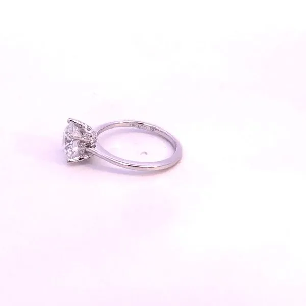 18KW 2.41CTW Round Lab Grown Diamond Engagement Ring Image 4 Kiefer Jewelers Lutz, FL