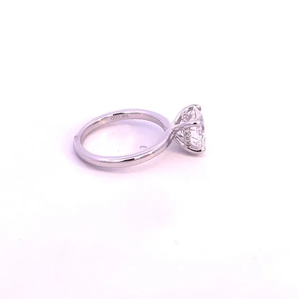 18KW 3.13CTW Round Lab Grown Diamond Engagement Ring Image 3 Kiefer Jewelers Lutz, FL