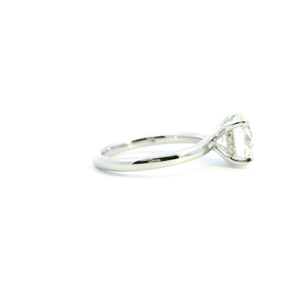 18KW 3.13CTW Round Lab Grown Diamond Engagement Ring Image 3 Kiefer Jewelers Lutz, FL
