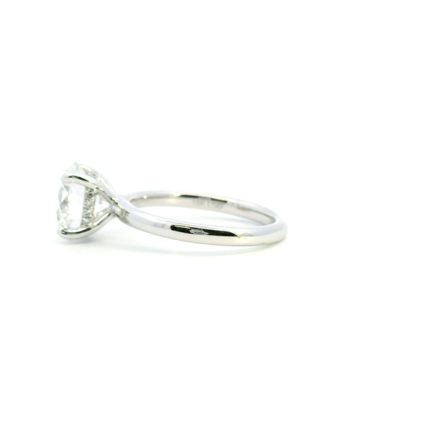 18KW 3.13CTW Round Lab Grown Diamond Engagement Ring Image 4 Kiefer Jewelers Lutz, FL