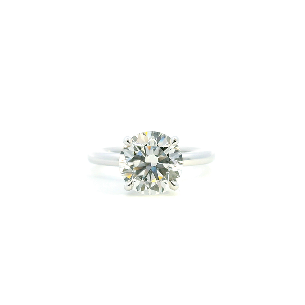 18KW 3.13CTW Round Lab Grown Diamond Engagement Ring Kiefer Jewelers Lutz, FL