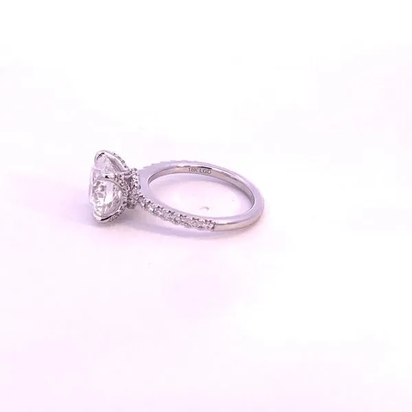18KW 4.56CTW Round Lab Grown Diamond Engagement Ring Image 4 Kiefer Jewelers Lutz, FL
