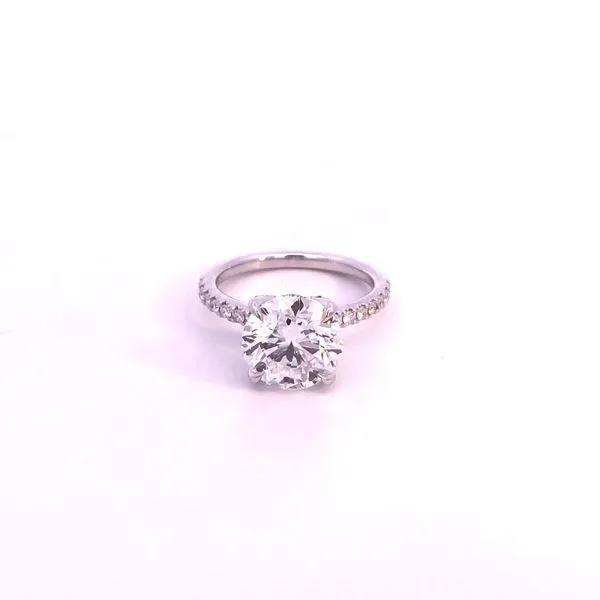 18KW 4.56CTW Round Lab Grown Diamond Engagement Ring Kiefer Jewelers Lutz, FL