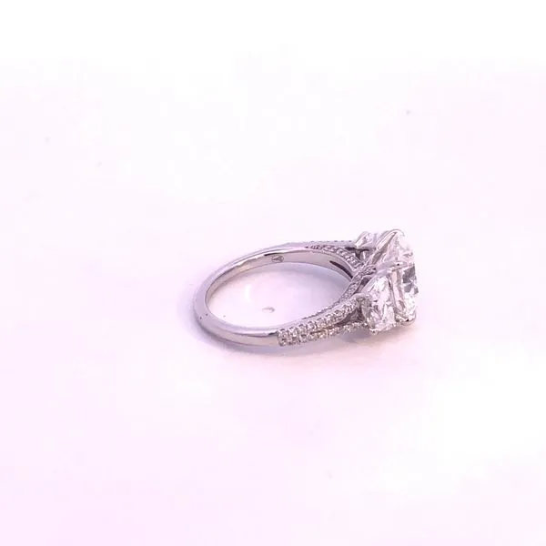 18KW Lab Grown 5.57CTW Diamond Engagement Ring Image 3 Kiefer Jewelers Lutz, FL