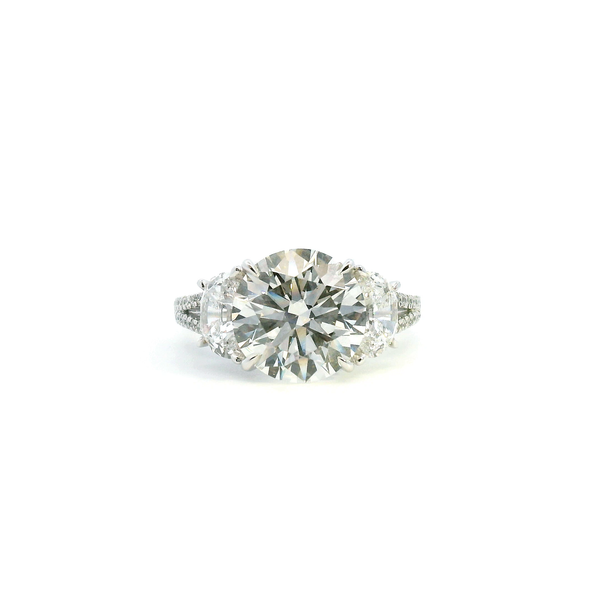 18KW Lab Grown 5.57CTW Diamond Engagement Ring Kiefer Jewelers Lutz, FL