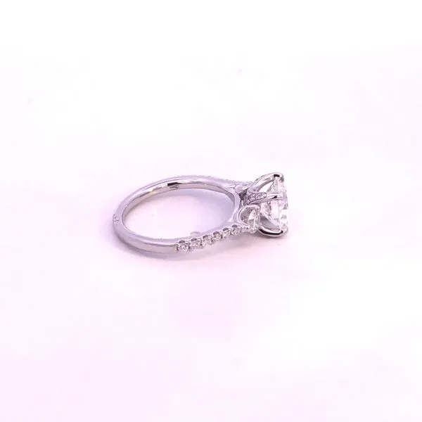 18KW 2.69CTW Three Stone Round Lab Grown Diamond Engagement Ring Image 3 Kiefer Jewelers Lutz, FL