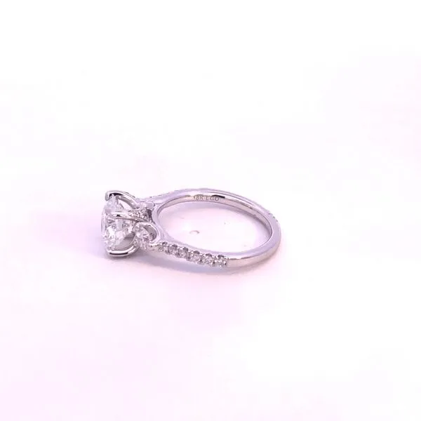 18KW 2.69CTW Three Stone Round Lab Grown Diamond Engagement Ring Image 4 Kiefer Jewelers Lutz, FL
