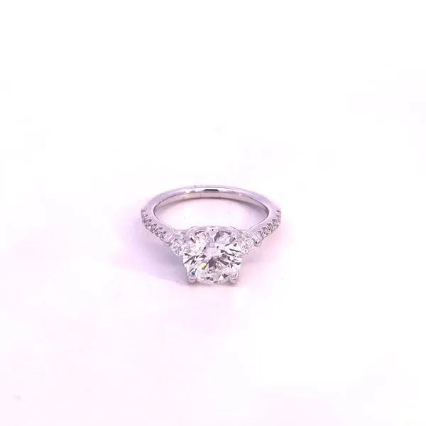 18KW 2.69CTW Three Stone Round Lab Grown Diamond Engagement Ring Kiefer Jewelers Lutz, FL
