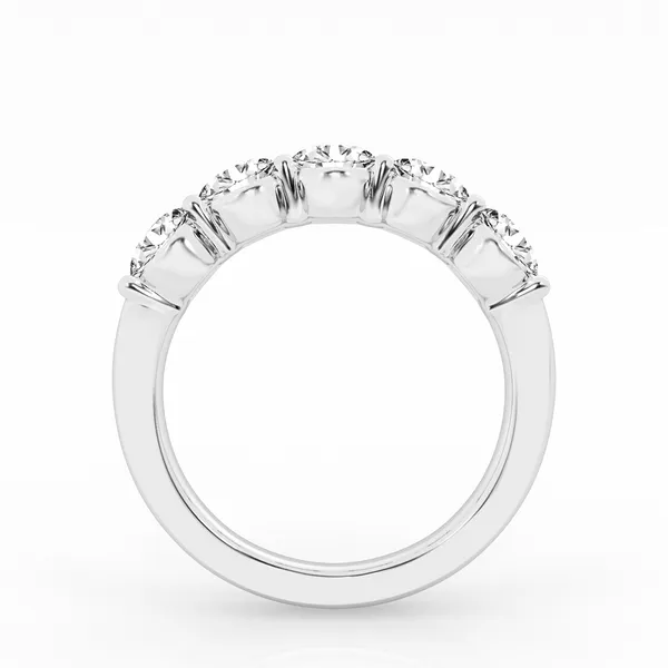14KW Lab Grown Diamond Five Stone Ring Image 2 Kiefer Jewelers Lutz, FL