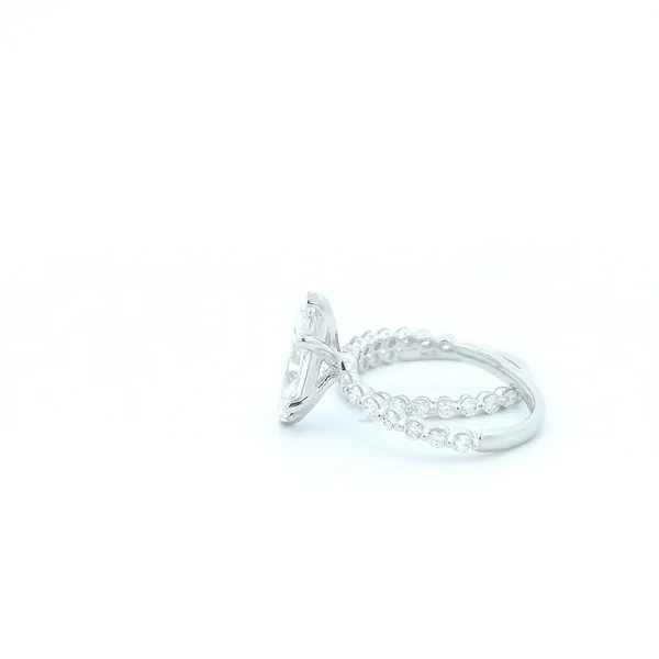 14KW Lab Grown Marquise Diamond Engement Set Image 4 Kiefer Jewelers Lutz, FL