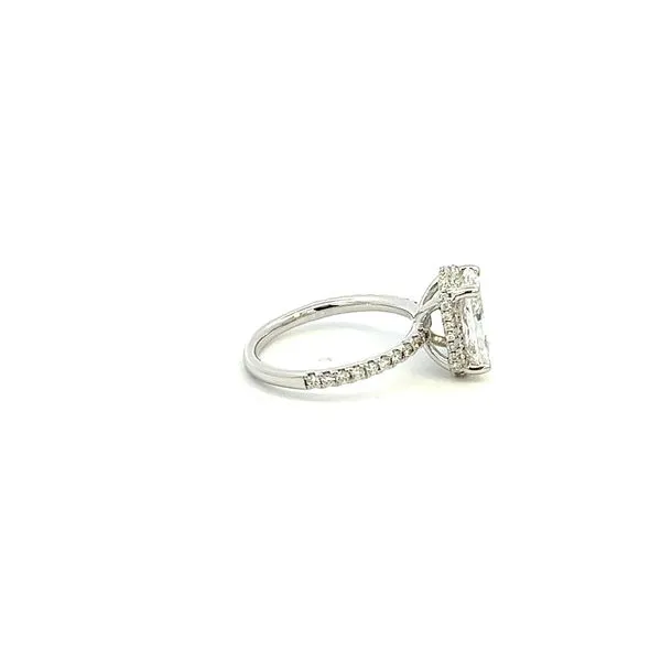 14K Lab Gown Diamond Radiant Cut Engagement Ring Image 3 Kiefer Jewelers Lutz, FL