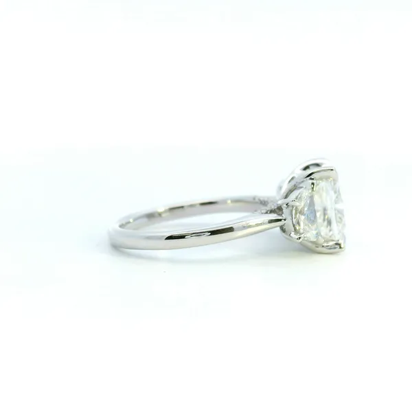 14KW 4.85CTW Lab Grown Cushion Cut Diamond Engagement Ring Image 3 Kiefer Jewelers Lutz, FL