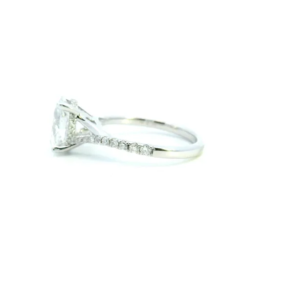 14KW Lab-Grown Oval Diamond Engagement Ring Image 4 Kiefer Jewelers Lutz, FL