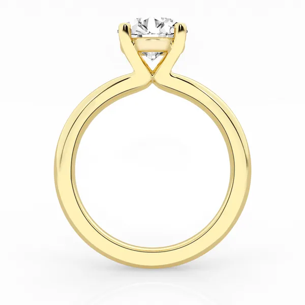 14KY 1.45CTW Lab-Grown Round Solitaire Engagement Ring Image 2 Kiefer Jewelers Lutz, FL