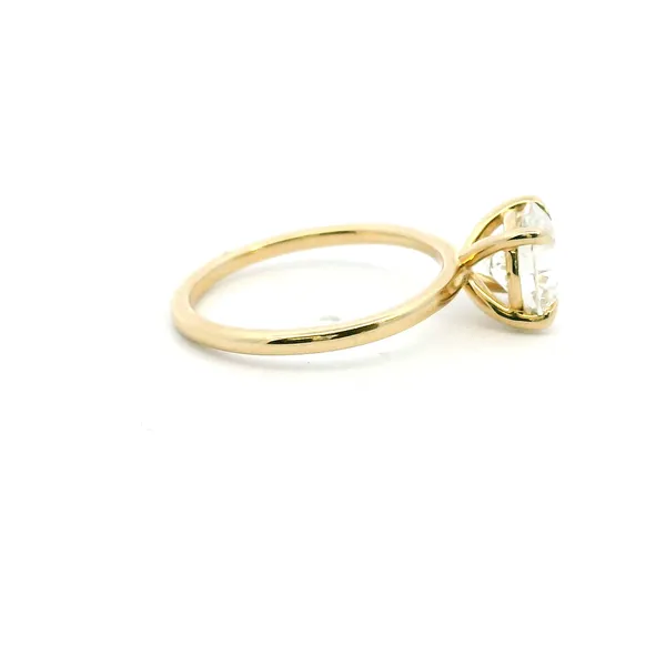 14KY 2.19CT Lab Grown Round Diamond Solitaire Engagement Ring Image 3 Kiefer Jewelers Lutz, FL