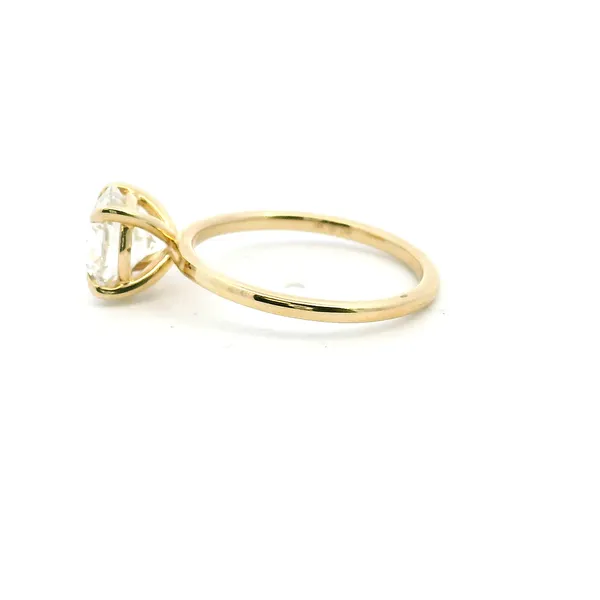 14KY 2.19CT Lab Grown Round Diamond Solitaire Engagement Ring Image 4 Kiefer Jewelers Lutz, FL