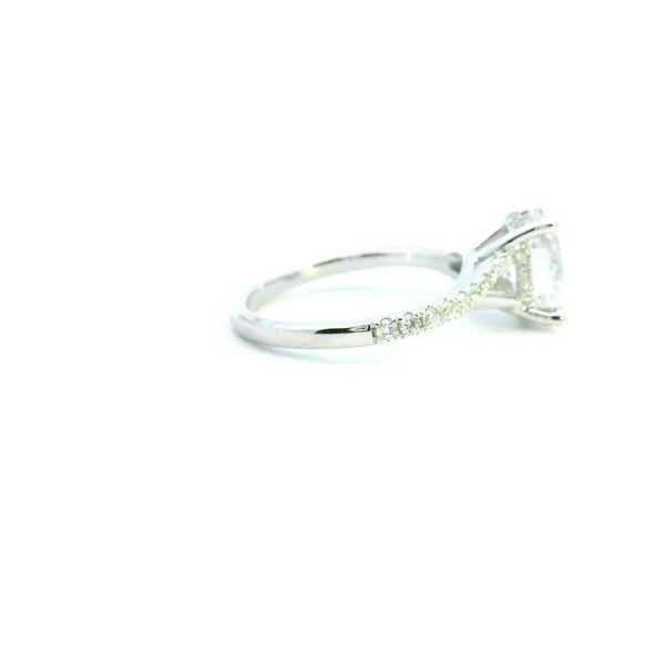 14KW Lab-Grown Oval Diamond Engagement Ring Image 3 Kiefer Jewelers Lutz, FL