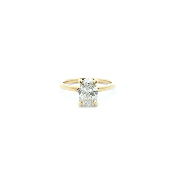 14KY 1.62CTW Lab-Grown Oval Diamond Engagement Ring Kiefer Jewelers Lutz, FL