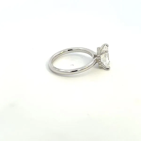 14K Lab Grown Diamond Radiant Center Engagement Ring Image 3 Kiefer Jewelers Lutz, FL